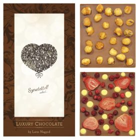 LUXURY CHOCOLATE SZERETETTEL! NEKED... 130G LUXURY CHOCOLATE SZERETETTEL! NEKED... 130G