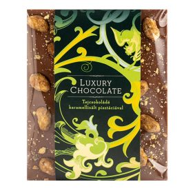 Tejcsokoládé karamellizált pisztáciával 65G Tejcsokoládé karamellizált pisztáciával 65G