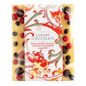   Fehér csokoládé áfonyával, ribizlivel és étcsoki cseppekkel 65G