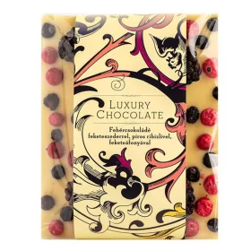   Fehér csokoládé feketeszederrel , ribizlivel és feketeáfonyával 65G