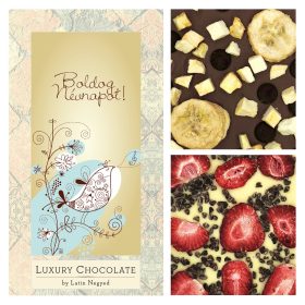 Luxury Chocolate Boldog Névnapot! 130G