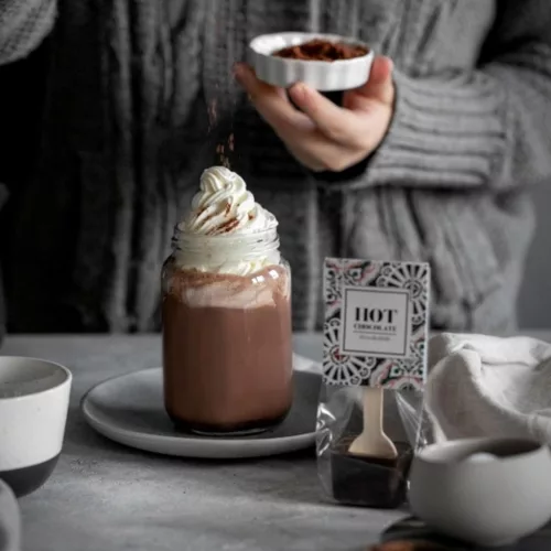 Étcsokoládés forró csokoládé