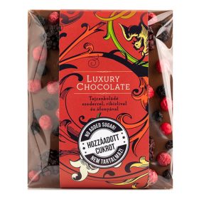 Cukormentes tejcsokoládé szederrel, ribizlivel és áfonyával 65g