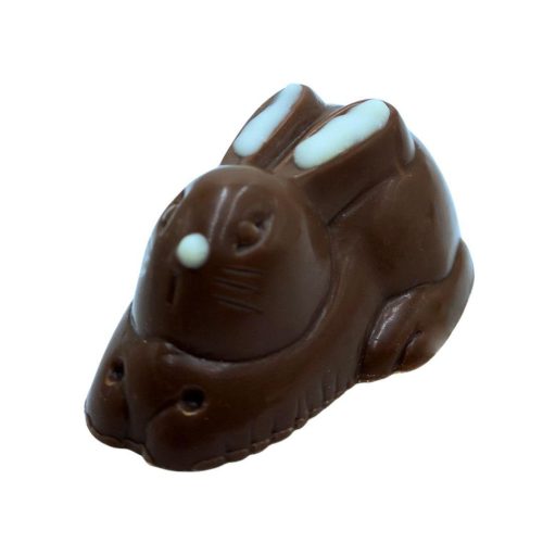 Mogyorókrémmel töltött tejcsokoládé nyúl 19gr