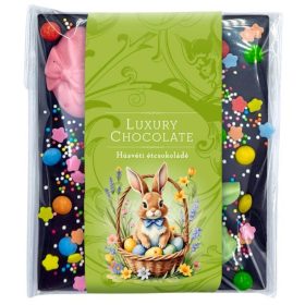 Húsvéti étcsokoládé robbanócukorral 80gr