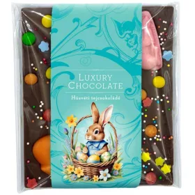 Húsvéti tejcsokoládé robbanócukorral 80gr