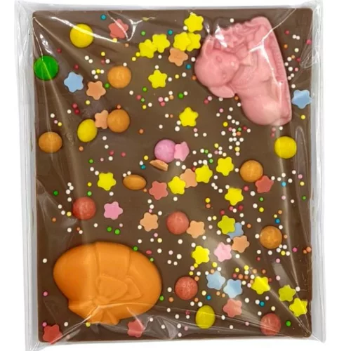 Húsvéti tejcsokoládé robbanócukorral 80gr