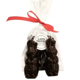 Húsvéti nyúl étcsokoládéból 100g