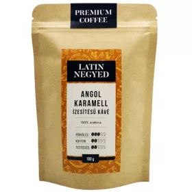 Angol karamell ízesítésű kávé 100G