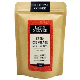 Eper-csokoládé ízesítésű kávé 100G
