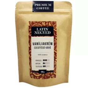 Vaníliakrém ízesítésű kávé 100G