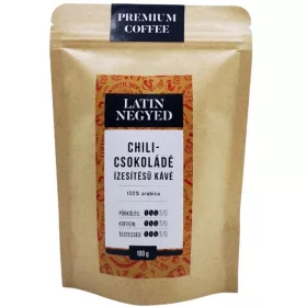 Chili-csokoládé ízesítésű kávé 100G