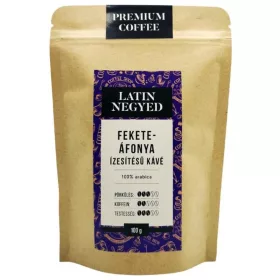 Feketeáfonya ízesítésű kávé 100G