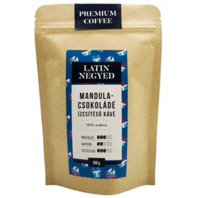 Mandula-csokoládé ízesítésű kávé kraft tasakban 100g