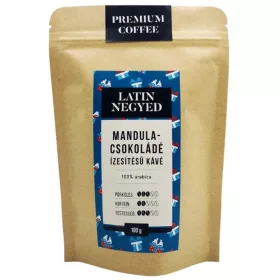 Mandula-csokoládé ízesítésű kávé kraft tasakban 100g