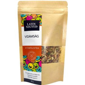 Vidámság gyümölcstea 80g kraft tasakban