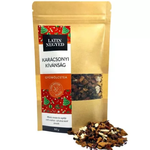 Karácsonyi kívánság gyümölcstea 80g kraft tasakban