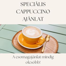 Cappuccino kávés csomag 